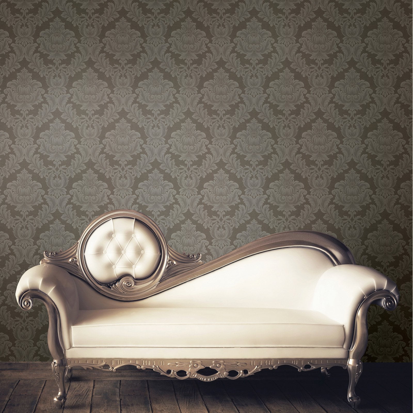 Rasch textil nubia 085371. Гостиная с белым диваном. Белая мебель с черными ручками. Светлые обои в гостиную. Подборка обоев в гостиную.