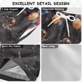 thumbnail image 2 of FORMRS Boys Swim Trunks Quick Dry Mesh Liner Boardshorts Sizes XS-XL, Black Watercolor Space, 2 of 7