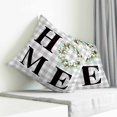thumbnail image 3 of Rustic Home Pillow Covers 26x26 Inch Decorative Throw Pillow Cover, Eucalyptus Leaves Farmhouse Wreath Plaid Sofa Pillowcases Accent Cushion Case Home Decor Bedroom Living Room, 3 of 6