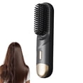 thumbnail image 3 of Specollect 1 Pcs Rechargeable Hair Straightener Brush 2-in-1 Styling Tool with Negative Ion Technology Fast Heating Portable Travel, 3 of 9