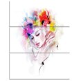 thumbnail image 2 of Design Art - Fille avec Couronne de Fleurs, 2 of 3