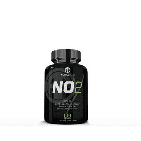 Alpha Plus NO2 - Stimulant Free Pre Workout - Build Lean Muscle Mass - Reduce Body Fat - Boost