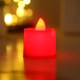 thumbnail image 1 of Tealight LED Candles Plastic Material Romantic Style Smoke Free Tea Lights Battery Operated For Indoor OutdoorRed Shell, 1 of 1