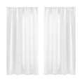 thumbnail image 2 of Linen Short Curtains Partially Covering The Light Solid-colored Window Curtains 2 Pieces, 2 of 6