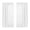 White, variant on 36''Lx30''W 2 Panels, Light Filtering Faux Linen Slub Textured Soft Airy Living Room Curtain, Rod Pocket Window Curtains for Bedroom, Kitchen,White