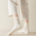 thumbnail image 3 of 10AGIRL Crew Socks, 6 Pack Cotton Casual Aesthetic Socks for Women, 3 of 7