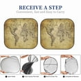 thumbnail image 6 of Fotbe Vintage World Map 2-Piece Car Windshield Sun Shade | Sun Blocker for Car Windshield | Foldable Automotive Interior Accessories for Sun Protection-Large, 6 of 7