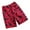 Red, variant on Pitauce Mens Hawaiian Tropical Swim Trunks Elastic Waist Quick Dry Swim Shorts Summer Beach Casual Shorts with Pockets