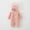 Pink, variant on 6-12 Months Baby Boy Girls Winter Warm Rompers Unisex Newborn Fleece Outfits Bodysuits Toddler Kids Baby Boys Girls Fashion Cute Long Sleeve Plush Lapel Romper Jumpsuit Blue