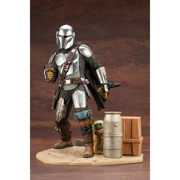 Kotobukiya ARTFX Star Wars The Mandalorian Mandalorian and The Child 1/7 Scale Figure Statue