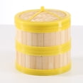 thumbnail image 4 of 1 Set Household Bamboo Steamer Cooking Tool Kitchen Food Steamer with Lid, 4 of 9