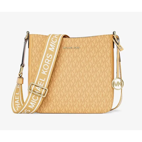 Michael Kors Women's Jet Set Travel Small Shoulder Messenger Crossbody Bag (Honey Wheat)