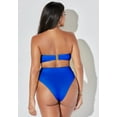 thumbnail image 6 of Swimsuits for All Valentine Ruched Bandeau High Waist Bikini Set, 6 of 6