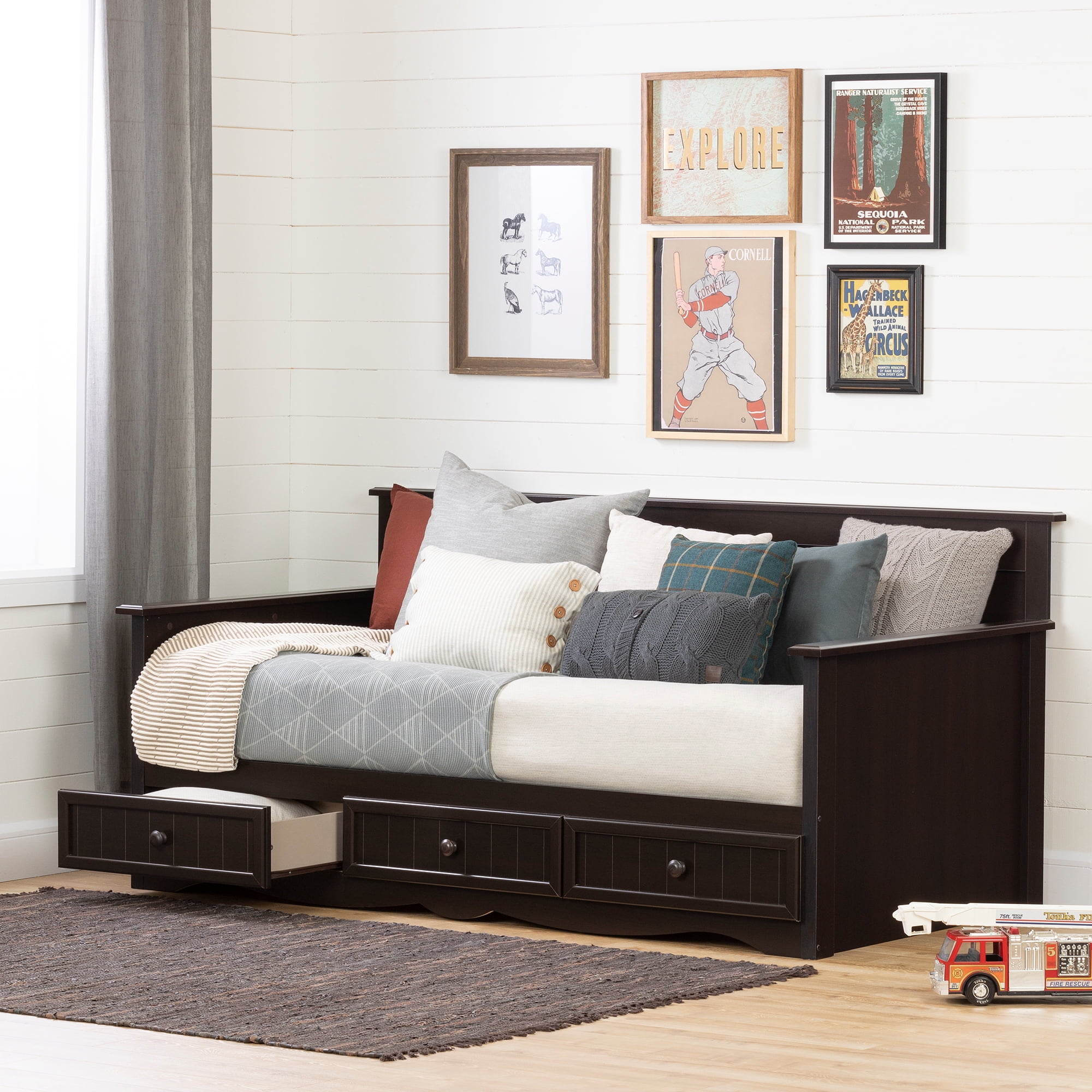 South Shore Savannah Daybed with Storage, Multiple Finishes