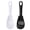 Black, White, variant on vlrwzc 2pcs Multifunctional Cooking Spoon Plastic Spoons Colander Drainer Spoon Slotted Spoon Kitchen Tools for Cooking Mashing Grating Garlic