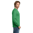 thumbnail image 3 of Gildan Ultra Cotton Crewneck T-Shirt for Men, Long Sleeve Classic Fit Irish Green Tee, L, 3 of 6