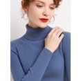 thumbnail image 4 of Heliar-suéter de cuello alto para mujer, jerseys suaves de punto, suéteres básicos de Cachemira, otoño e invierno, 2023, 4 of 4