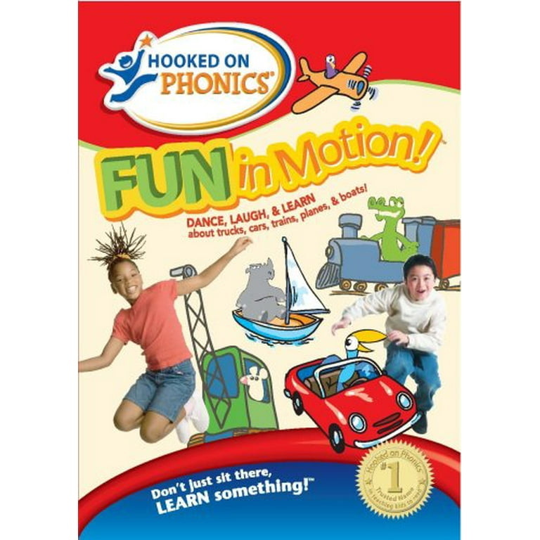 Children's 4 Pack DVD Bundle: Hooked on Phonics: Fun in Motion