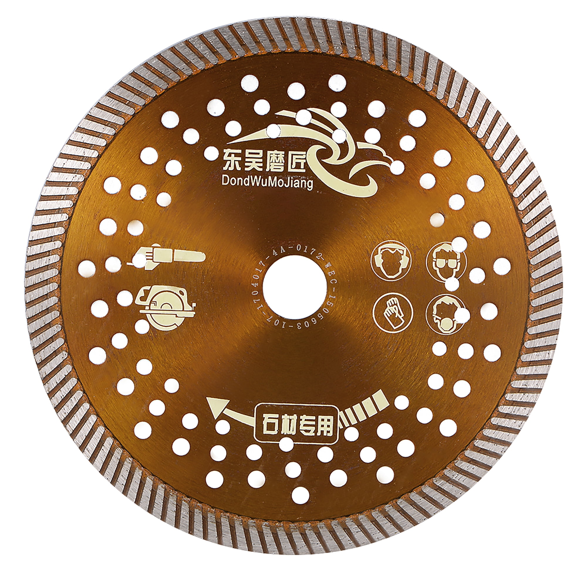 71/2 Inch Diamond Cutting Wheels Grinding Disc Continuous Rim for