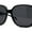 All Black, variant on Polarized Large Oversized Barricade Rectangle Fit Over OTG Sunglasses All Black