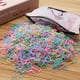 thumbnail image 4 of 500/1000/2000 Uds. Banda de goma desechable colorida para niñas, lazos para el cabello, diadema para niños, coleteros, bandas, accesorios para el cabello para niños, 4 of 5