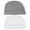 As Shown, variant on HERFIER Night Hat, Elastic Bonnet Cover for Sleeping, 2Pcs (White Gray)