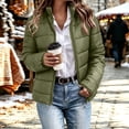 thumbnail image 2 of GUACER Womens Winter Coats Puffer Jackets Lightweight Stand Collar Zip Up Long Sleeve Coats with Pockets Casual Warm Outerwear, 2 of 9