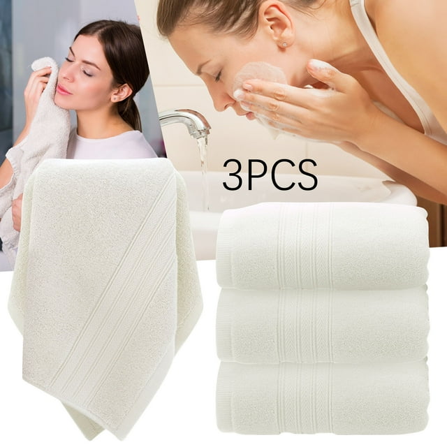 Towel Absorbent Clean And Easy To Clean Absorbent Soft Suitable For Kitchen Bathroom Living Room 3PCS