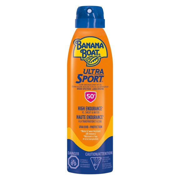 Écran solaire Ultra SportMC à FPS 50+ en vaporisateur de Banana BoatMD