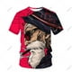 thumbnail image 2 of Dragon-Ball camiseta niños nuevo Kawaii 2022 verano divertido dibujos animados 3D camiseta para niños niñas chico ropa Unisex manga corta 120 heqiyong CONDUJO, 2 of 2