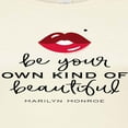 thumbnail image 3 of Marilyn Monroe - Pop Culture Icon - Be Your Own Kind Of Beautiful - Juniors Fitted Graphic T-Shirt, 3 of 5