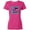 Cyber Pink, variant on Inktastic 100 Days of School Stars in Blue Women's T-Shirt