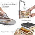 thumbnail image 4 of Placemats Set of 6, Vintage Floral Woven Placemat, Linen Place Mats for Kitchen/Dining Tables, Elegant Pastoral Botanical Retro Art Washable Table Mats for Party, 4 of 8