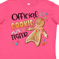thumbnail image 4 of Inktastic Official Cookie Tester Cute Gingerbread Boys or Girls Toddler T-Shirt, 4 of 5