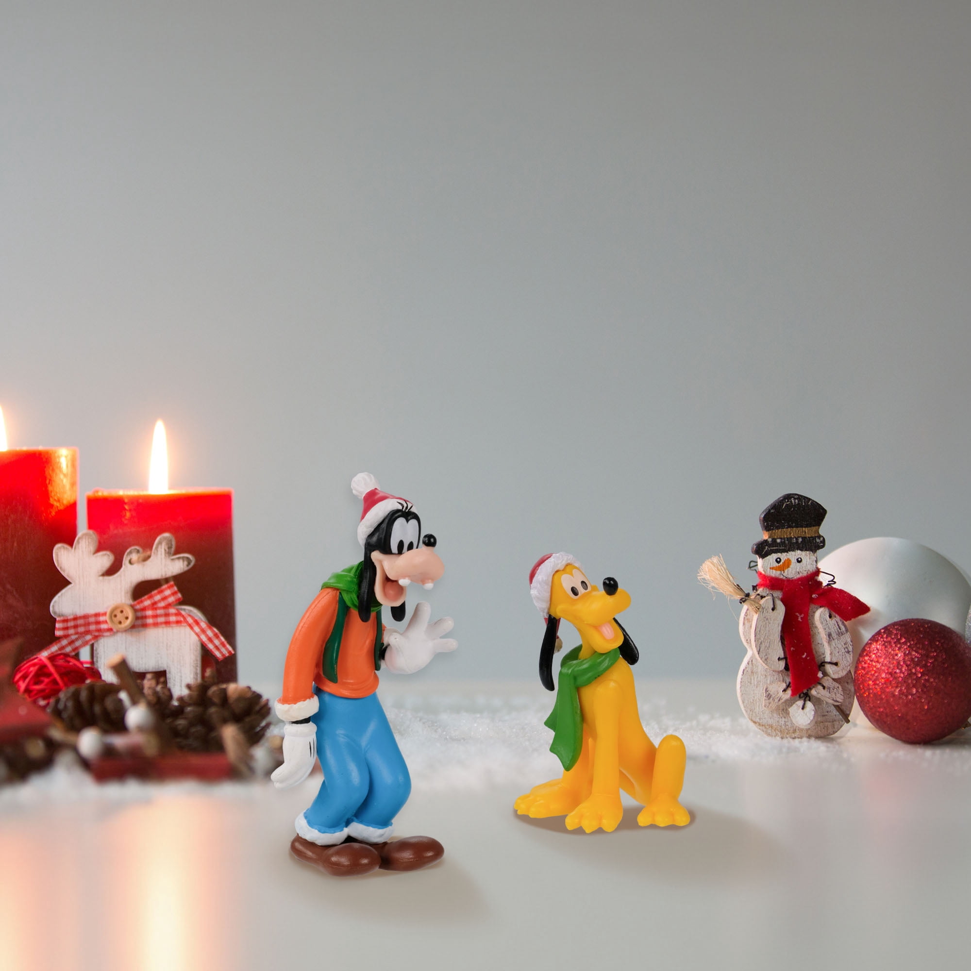 Disney Pluto Christmas Village Figurine – Holiday Character Piece