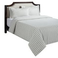 thumbnail image 1 of HOMETRENDS 3-Piece Grey Stripe Duvet Cover Set, King, 1 of 5