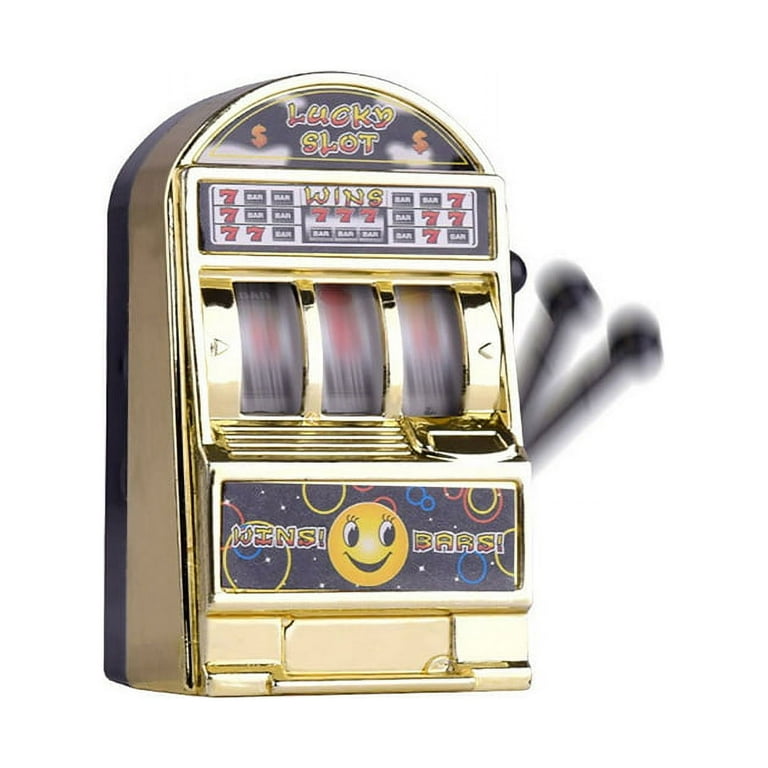 Mini Gambling Slot Machine Key Chains Pocket Fruit Lucky Jackpot