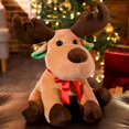 thumbnail image 6 of LGHDIWN Reiny Plush Reindeer Stuffed Animal, 10/13/17 Inch Stuffed Reindeer Plush Toy, Ideal Christmas Stuffed Reindeer Gift for Toddlers, Kids & Teens, for Ages 3-14, 6 of 9