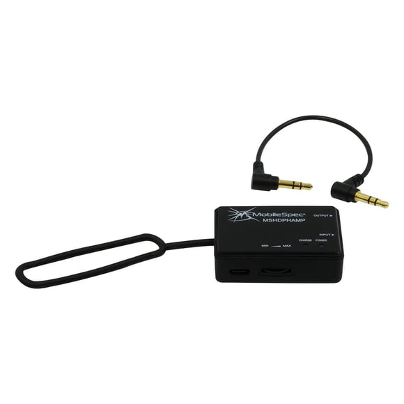 Amplificador de audífonos para celular Mobile Spec universal, negro