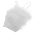 thumbnail image 3 of EeaseMX 1 chaleco sexy para mujer, delicado sujetador bandeau, para otoño e invierno (blanco, talla S), 3 of 7