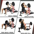 thumbnail image 6 of Garvee Chest Press Machine, Weight Bench Press Machine, Adjustable Flat Incline Bench with Independent Converging Arms, Multifunctional Bench Press Rack for Home Gym Equipment, 6 of 9