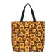 thumbnail image 1 of Easygdp Vintage Brown Plaid Sunflower Bolsa Tote para Mujer, Bolso de Hombro para Trabajo, Playa, Viajes, Compras y Supermercado, 1 of 7