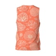 thumbnail image 2 of Rocae Beautiful Corals for Men's Basketball Jersey Lightweight and Breathable Athletic Tank Top,Quick-Drying Sports Jersey Small, 2 of 9