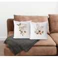thumbnail image 3 of Boho Butterfly Flower Throw Pillow Covers,Vintage Watercolor Botanical Bohemian Aesthetic Floral Throw Pillow Covers 18×18 Inch Set of 2,Baby Girl Bedroom Nursery Decor,Gifts for Girls, 3 of 4