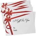 thumbnail image 2 of 100 Mini Christmas Card Gift Envelopes Holiday Card Gift Holder Enclosure Red Bow Design Size 2 11/16" X 3 11/16" for Place Cards, Gift Cards, Notes, Money and Flower Arrangement Cards Party Favor - -, 2 of 3