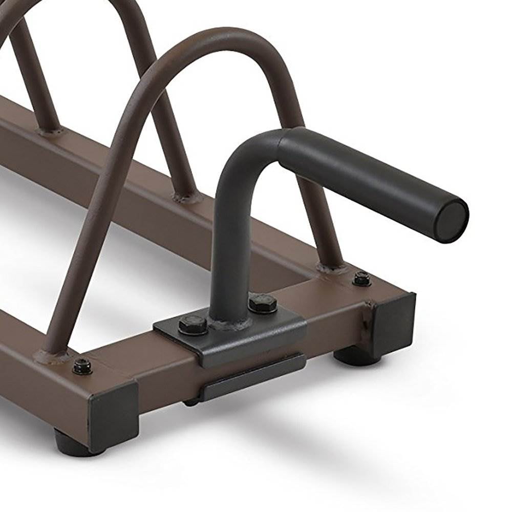 SteelBody by Marcy Powder-Coated Steel Horizontal Weight Plate Rack w/ Wheels STB-0130