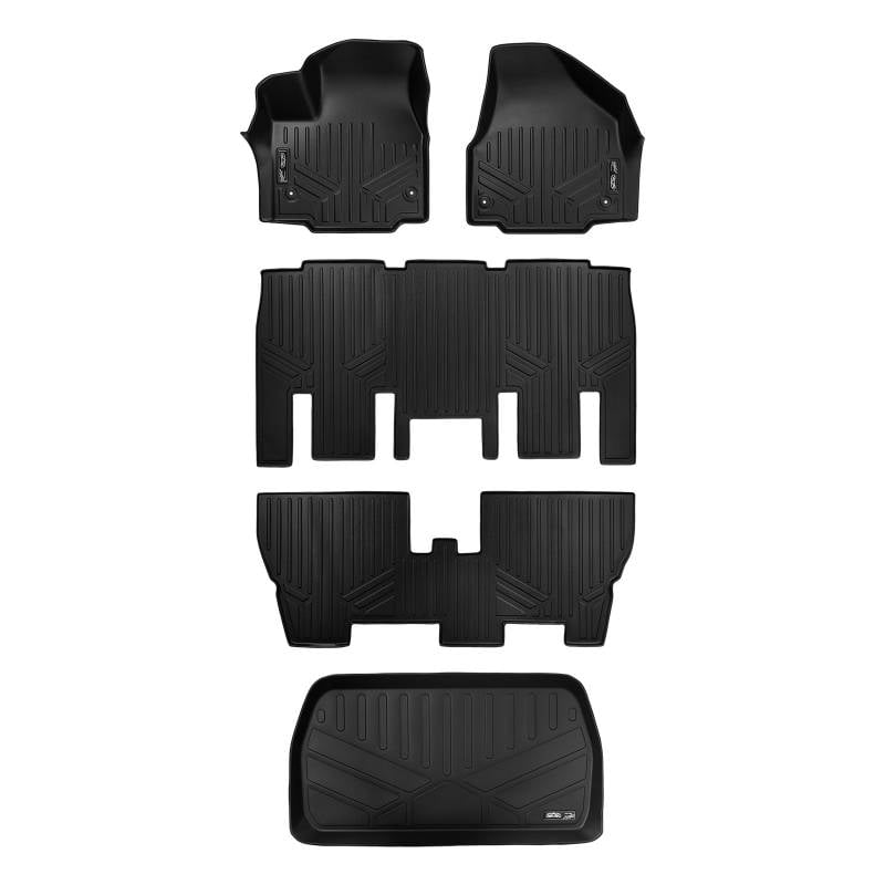 Maxliner 20172020 Chrysler Pacifica 8 Passenger Floor Mats 3 Row Set