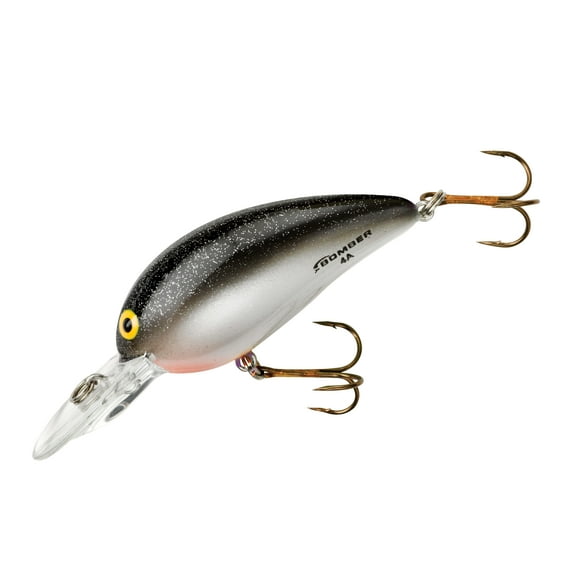Bomber Model A Crankbait 2 1/8" Black Pearl 5/16 oz.