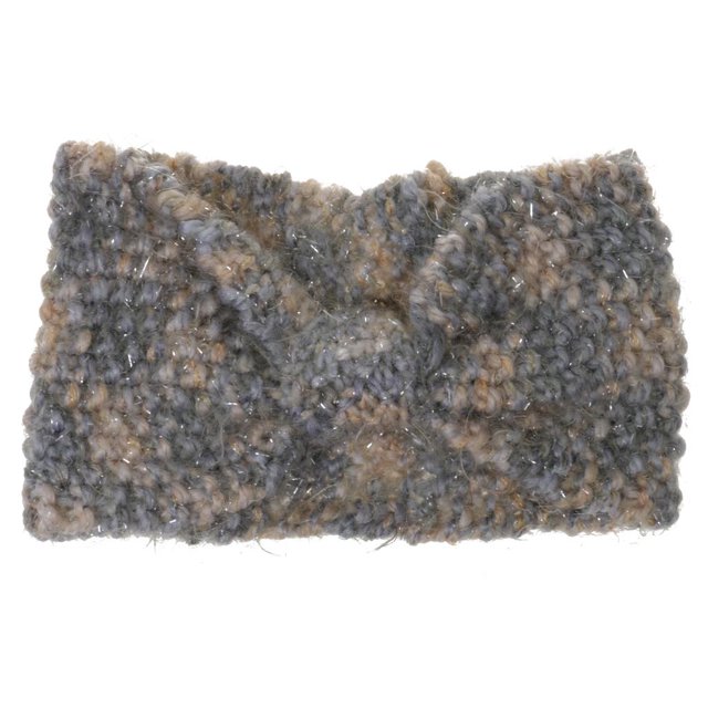 Gorro do para mujer, gorro de esquí, gorro de punto con , diadema, calentador de Gris Colco Las vendas para las mujeres