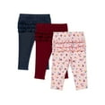 thumbnail image 2 of Garanimals Regular Fit Mid Rise Slim-Leg Legging (Infant), 3 Count, 3 Pack, 2 of 4